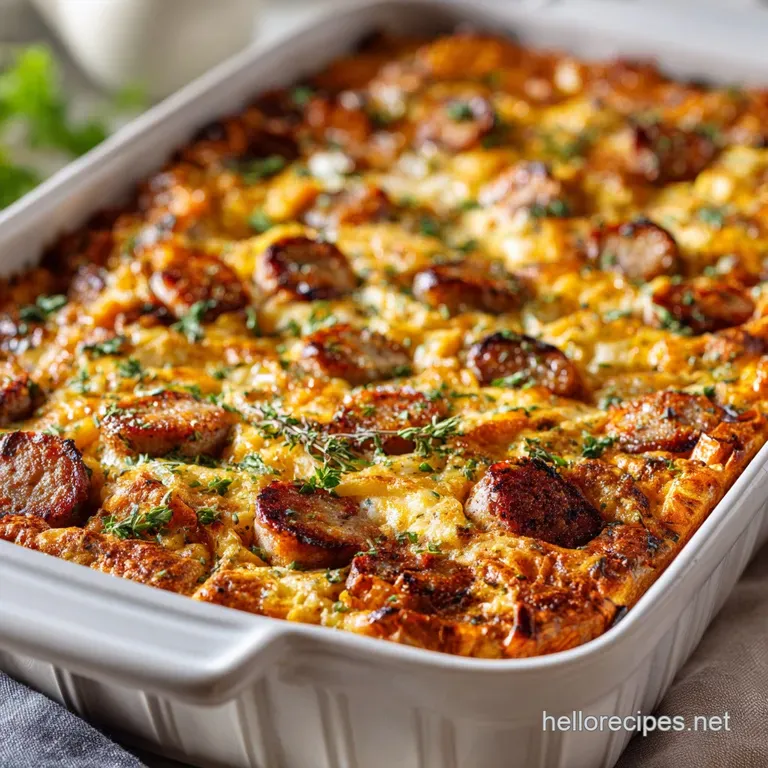 Whole30 Breakfast Casserole: Sweet Potato Herb presentation