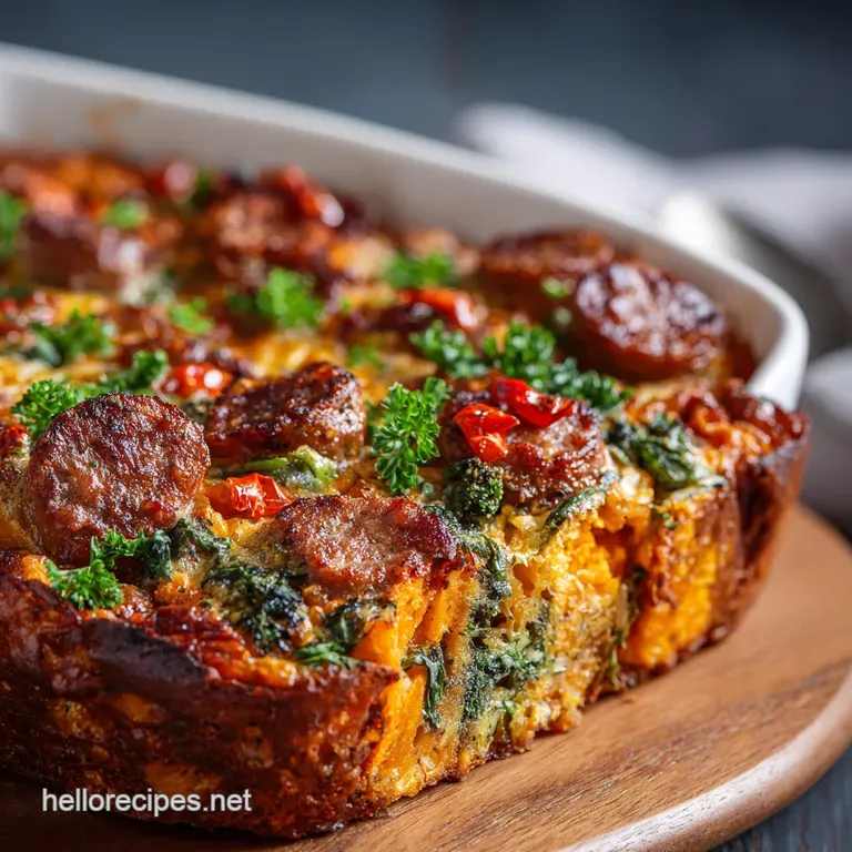 Whole30 Breakfast Casserole: Sweet Potato Herb