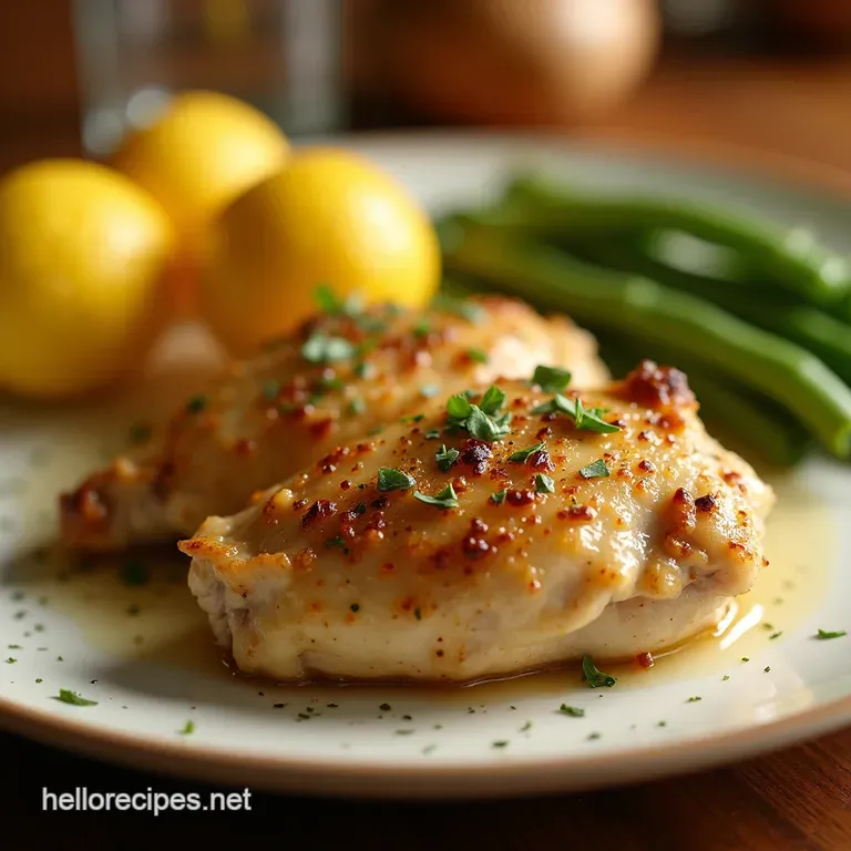 Zesty 30Minute Garlic Lemon Chicken Thighs Weeknight Winner presentation