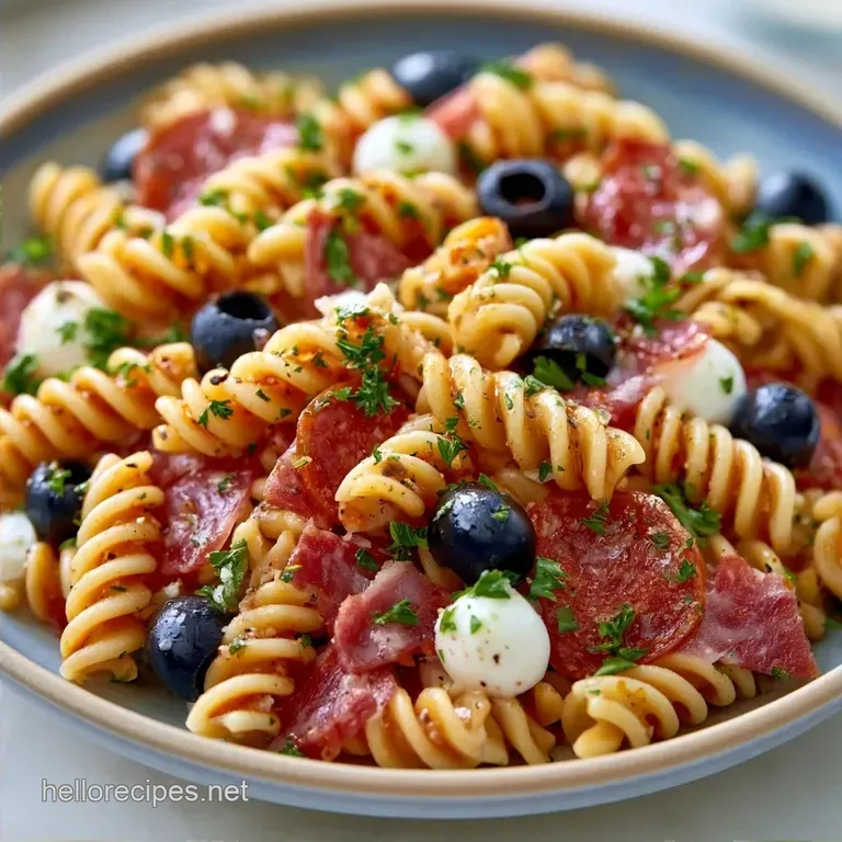 Italian Pasta Salad Recipe: Zesty and Fresh