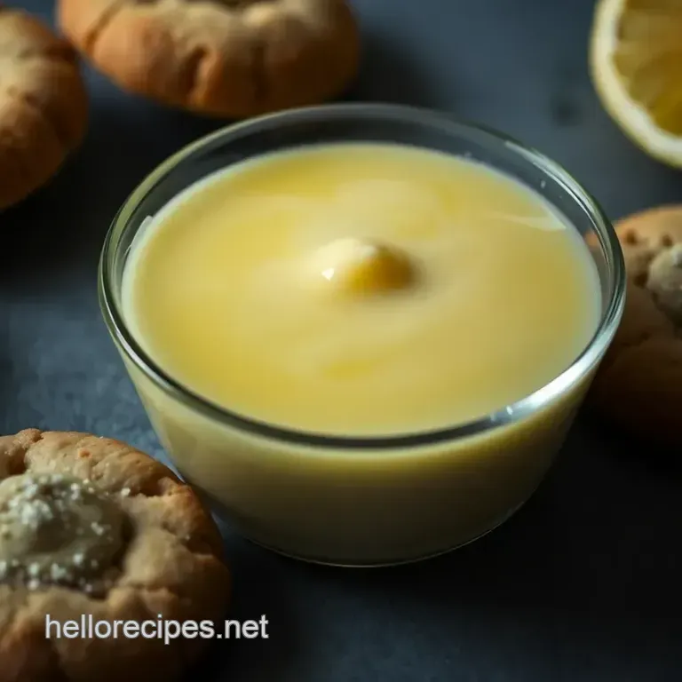 Zesty Lemon Cookie Glaze: a Burst of Citrus Sweetness presentation