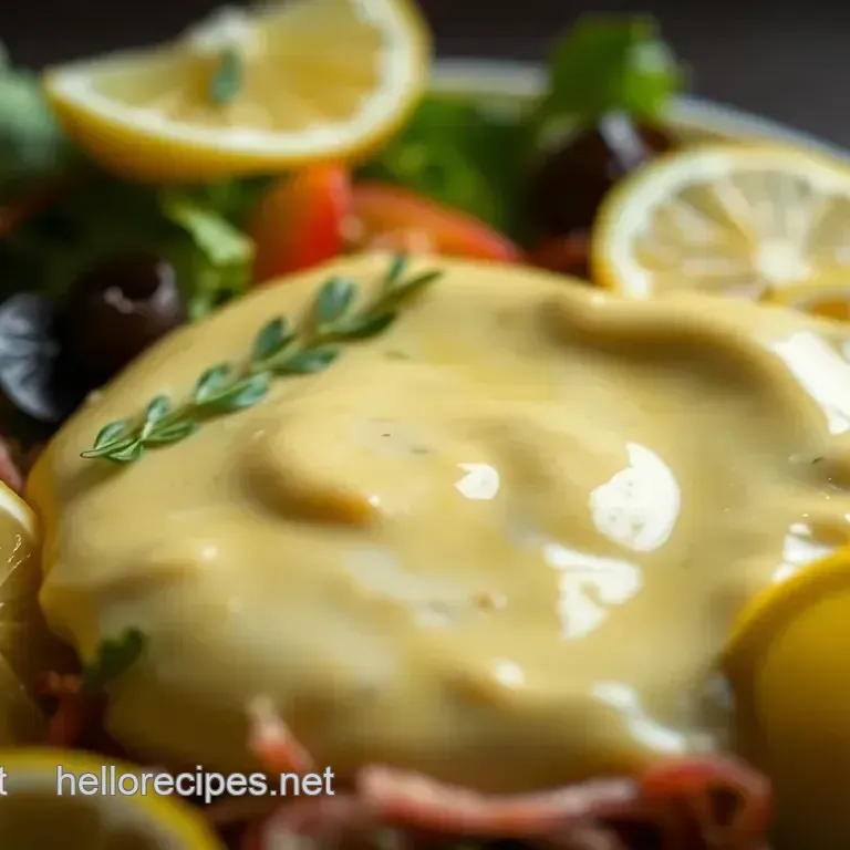Zesty Lemon Dijon Salad Dressing: A Tangy Twist for Every Green
