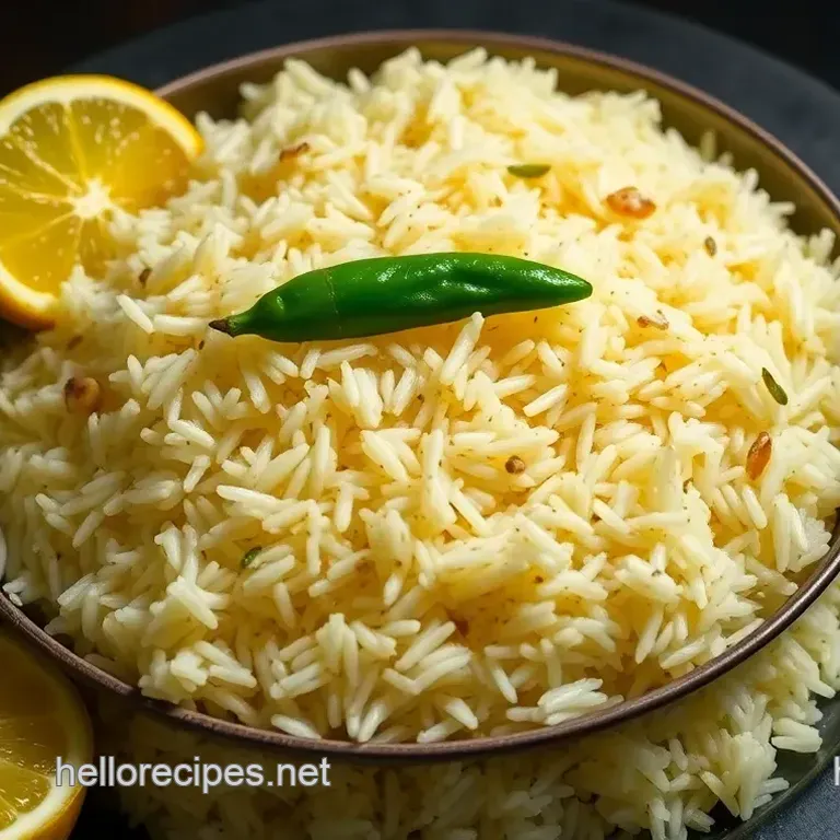 Easy & Zesty Lemon Rice Recipe: A Flavorful Side Dish for Any Meal