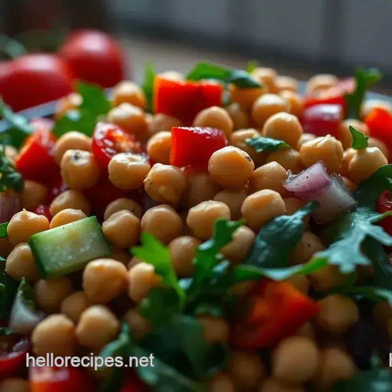 Zesty Mediterranean Chickpea Salad