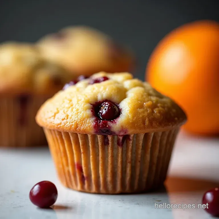 Zesty Morning Muffins Quick Cranberry Orange Delights