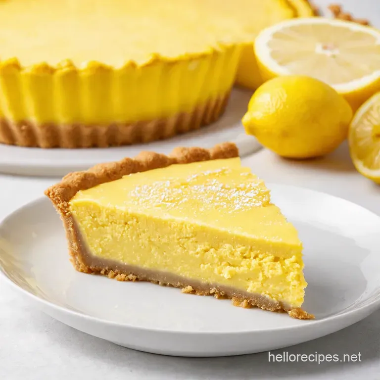 Zesty NoBake Lemonade Dream Pie