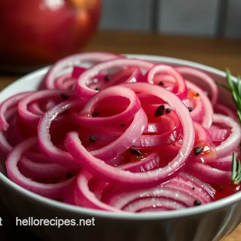 Zesty Pickled Red Onions: A Tangy Twist for Tacos and More