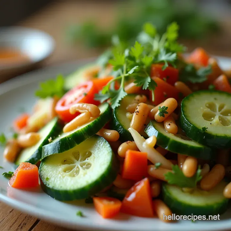 The Proper Punch Authentic Thai Cucumber Salad Ajat